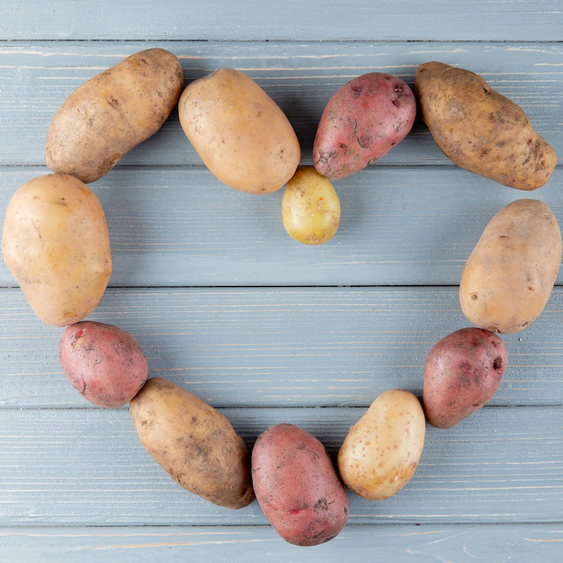 Heart Shape Potatoes - zagruse.com - 09120545865