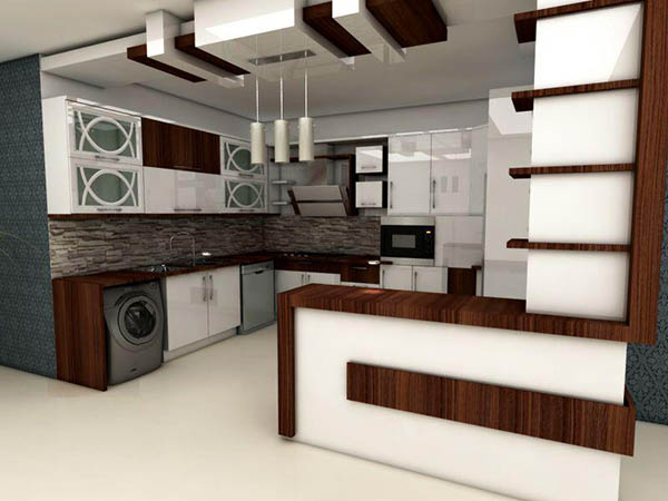 کابینت سفید MDF